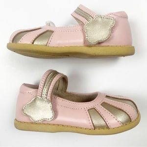 Pink and Gold Kids Shoes
